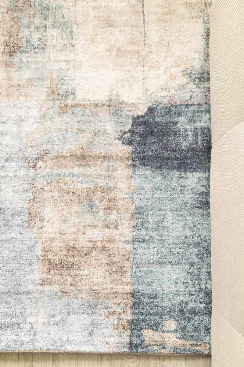 Maskinvävd Matta Oregon Vintage 160x230 cm - Blå - Textil & mattor - Matta - Modern matta - Friezematta