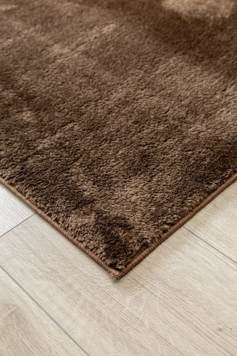 Maskinvävd Matta Tender 160x230 cm - Choklad - Textil & mattor - Matta - Modern matta - Friezematta