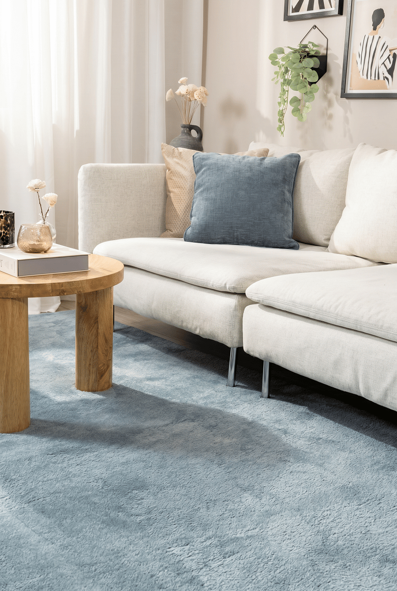 Maskinvävd Matta Tender 160x230 cm - petrol - Textil & mattor - Matta - Modern matta - Friezematta