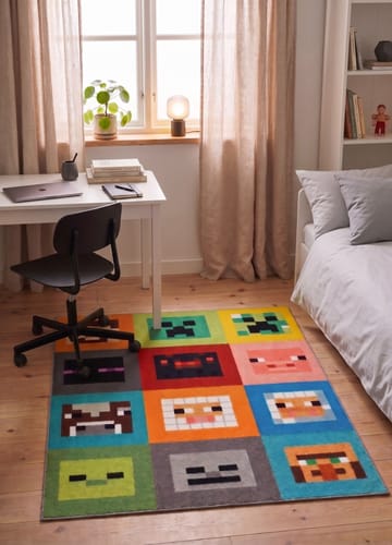 Maskinvävd Matta Play Mining 120x160 cm - Multi - Textil & mattor - Matta - Modern matta - Wiltonmatta