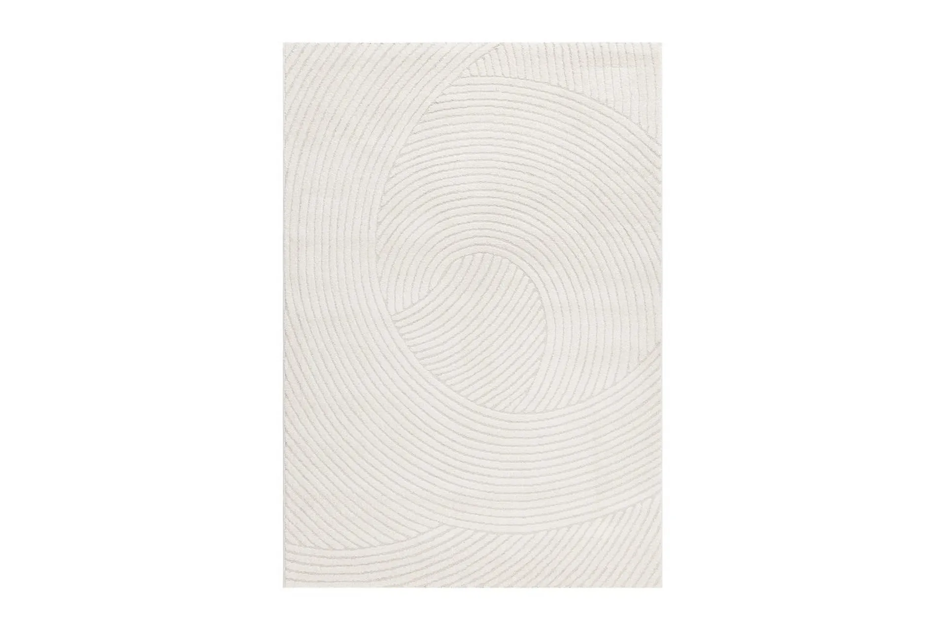 maskinvävd matta genova harmony - 200x290 cm, vit