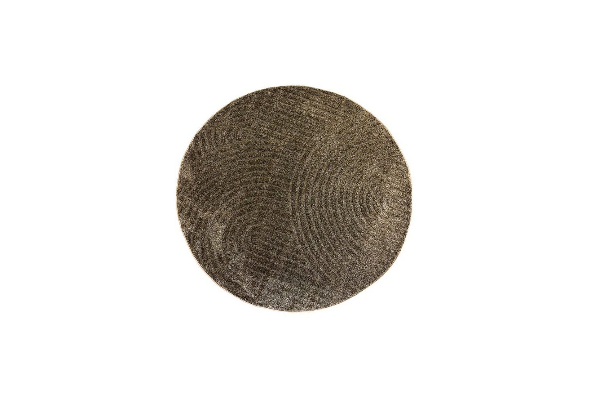 Maskinv&auml;vd Matta Genova Zen Rund - 160x160 cm, Mocca