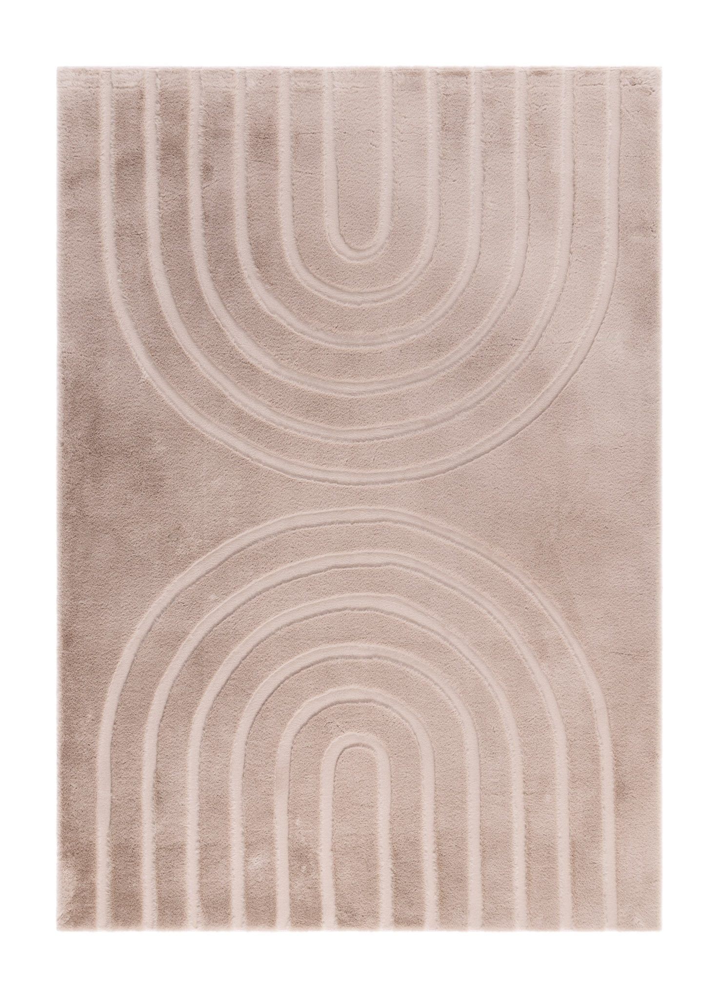 Maskinvävd Matta Heaven Art 240x340 cm - Taupe