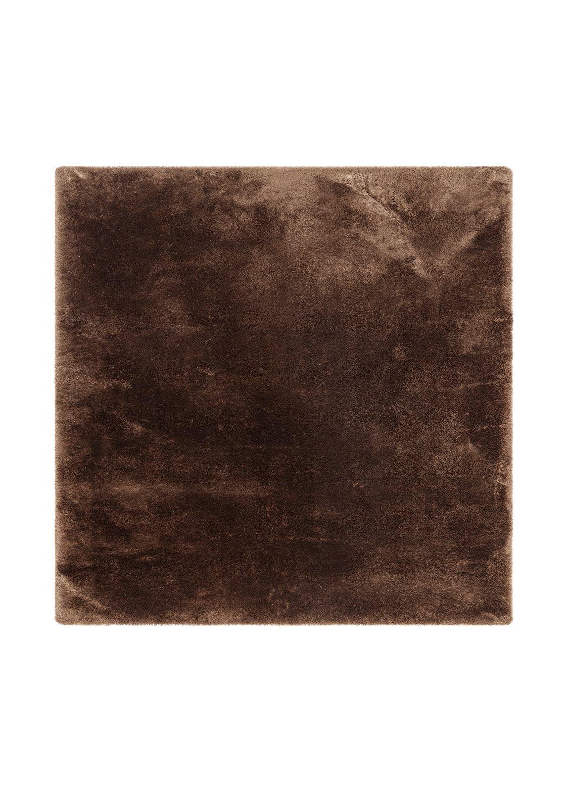 Maskinvävd Matta Novelle Kravdratisk 200x200 cm - Choklad