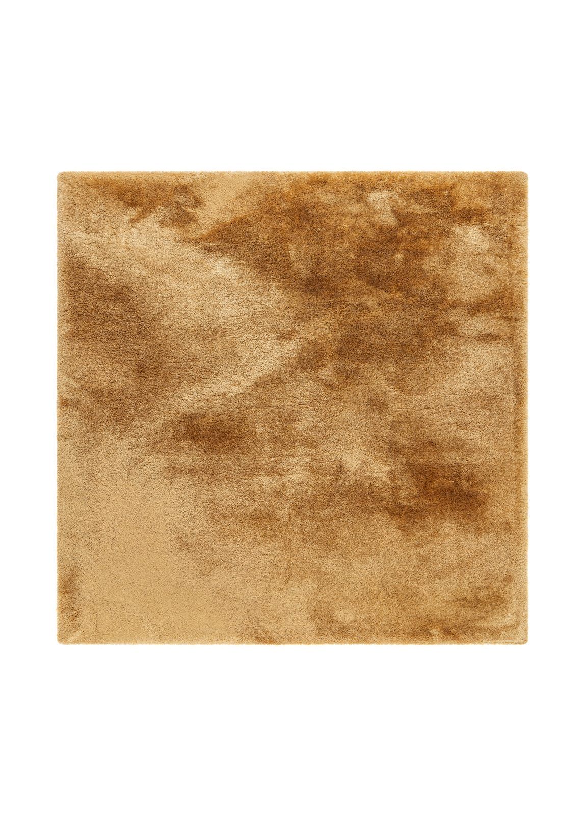 Maskinvävd Matta Novelle Kravdratisk 200x200 cm - Gul