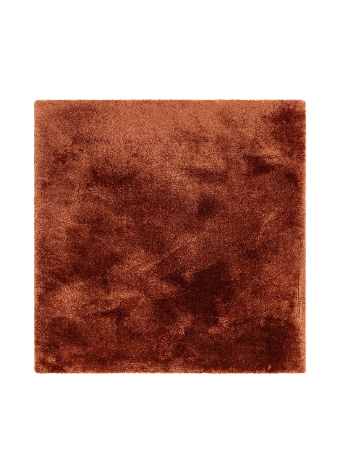 Maskinvävd Matta Novelle Kravdratisk 240x240 cm - Koppar