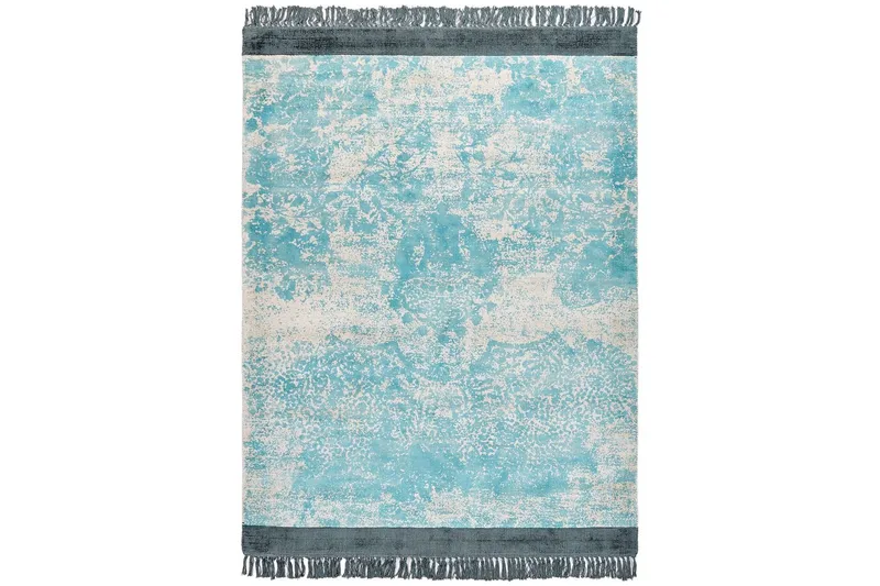 Matta Akarsu, Blå, beige, 140x200 cm