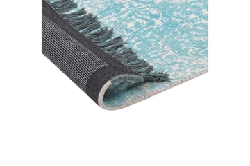 Matta Akarsu - Blå, beige, 140x200 cm - Textil & mattor - Matta - Modern matta - Viskosmatta & konstsilkesmatta