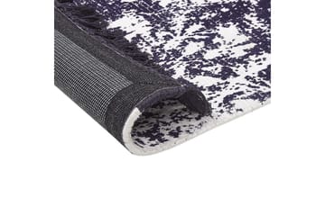 Matta Akarsu - Violett, vit, 140x200 cm - Textil & mattor - Matta - Modern matta - Viskosmatta & konstsilkesmatta