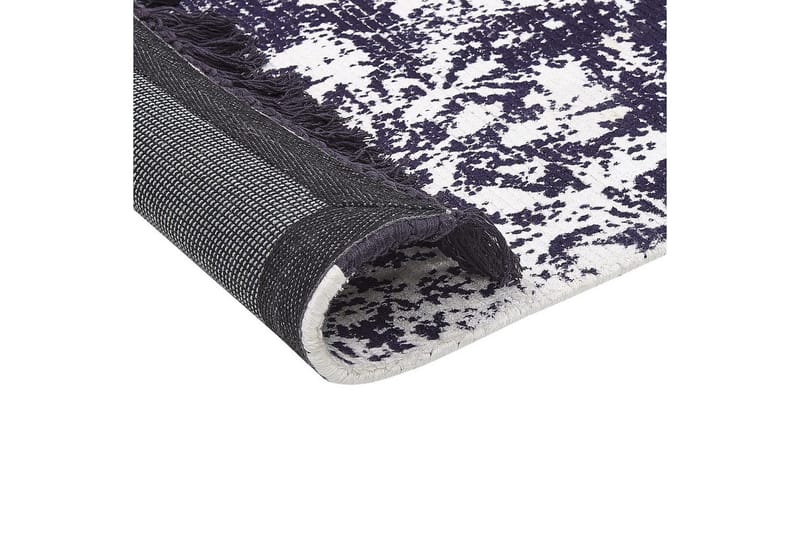 Matta Akarsu - Violett, vit, 140x200 cm - Textil & mattor - Matta - Modern matta - Viskosmatta & konstsilkesmatta