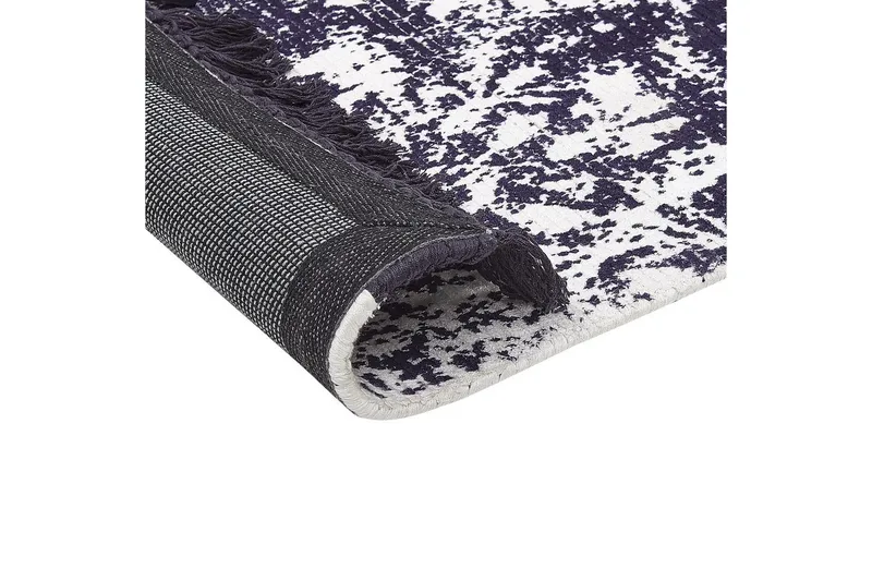 Matta Akarsu - Violett, vit, 160x230 cm - Textil & mattor - Matta - Modern matta - Viskosmatta & konstsilkesmatta