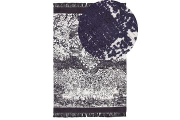 Matta Akarsu - Violett, vit, 160x230 cm - Textil & mattor - Matta - Modern matta - Viskosmatta & konstsilkesmatta