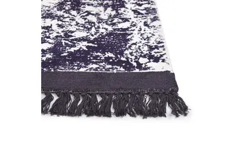 Matta Akarsu - Violett, vit, 160x230 cm - Textil & mattor - Matta - Modern matta - Viskosmatta & konstsilkesmatta