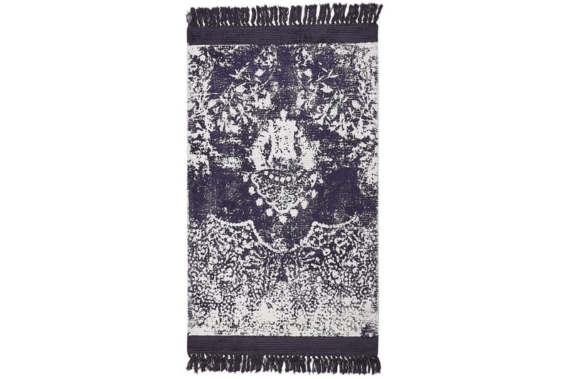 Matta Akarsu - Violett, vit, 80x150 cm - Textil & mattor - Matta - Modern matta - Viskosmatta & konstsilkesmatta