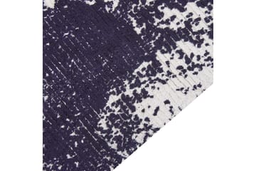 Matta Akarsu - Violett, vit, 80x150 cm - Textil & mattor - Matta - Modern matta - Viskosmatta & konstsilkesmatta