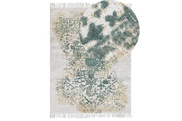 Matta Boyali - Beige, Grön, 160x230 cm - Textil & mattor - Matta - Modern matta - Viskosmatta & konstsilkesmatta