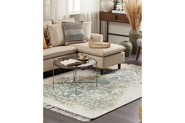 Matta Boyali - Beige, Grön, 160x230 cm - Textil & mattor - Matta - Modern matta - Viskosmatta & konstsilkesmatta