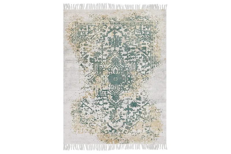 Matta Boyali, Beige, Grön, 160x230 cm