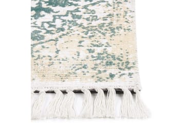 Matta Boyali - Beige, Grön, 80x150 cm - Textil & mattor - Matta - Modern matta - Viskosmatta & konstsilkesmatta