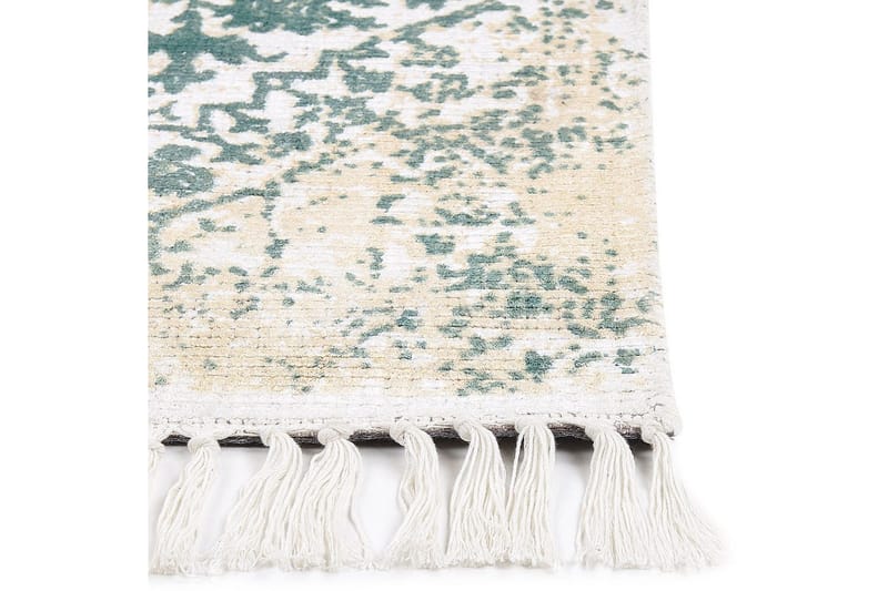 Matta Boyali - Beige, Grön, 80x150 cm - Textil & mattor - Matta - Modern matta - Viskosmatta & konstsilkesmatta