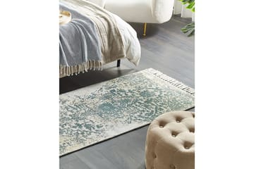 Matta Boyali - Beige, Grön, 80x150 cm - Textil & mattor - Matta - Modern matta - Viskosmatta & konstsilkesmatta