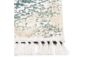 Matta Boyali - Beige, Grön, 80x150 cm - Textil & mattor - Matta - Modern matta - Viskosmatta & konstsilkesmatta