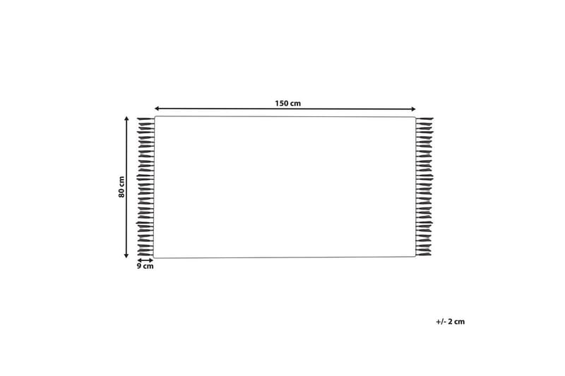 Matta Boyali - Beige, Grön, 80x150 cm - Textil & mattor - Matta - Modern matta - Viskosmatta & konstsilkesmatta