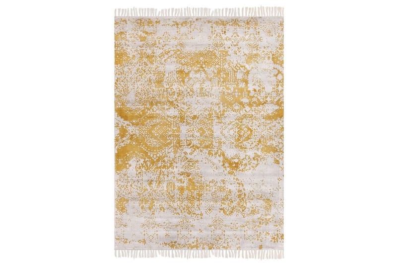 Matta Boyali - Beige, gul, 140x200 cm - Textil & mattor - Matta - Modern matta - Viskosmatta & konstsilkesmatta