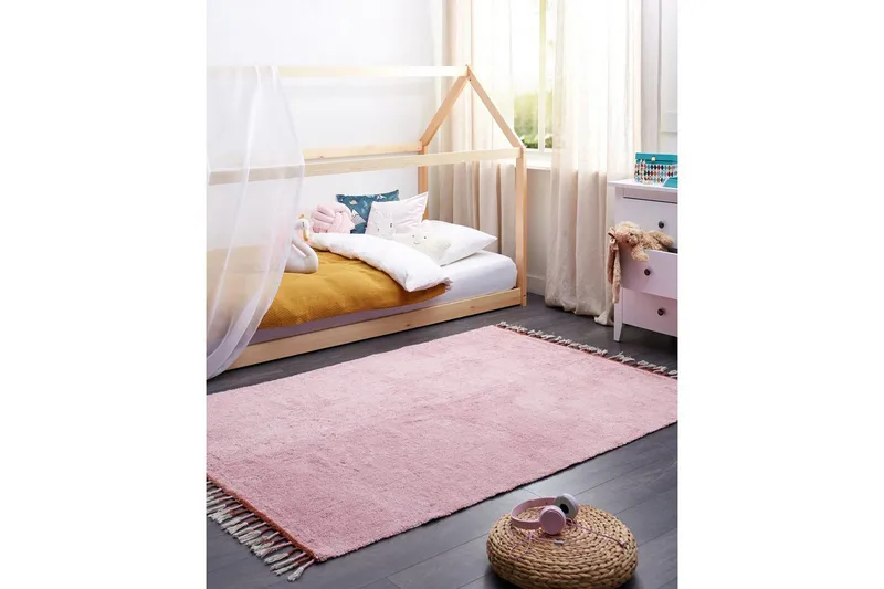 Matta Caparli - Rosa - Textil & mattor - Matta - Modern matta - Bomullsmatta