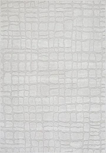 Matta Corvi 120x120 cm - Grå - Textil & mattor - Matta - Modern matta - Friezematta