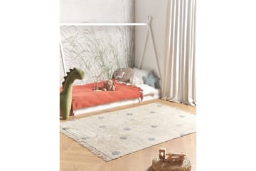 Matta Dardere - Beige, grå - Textil & mattor - Matta - Modern matta - Bomullsmatta