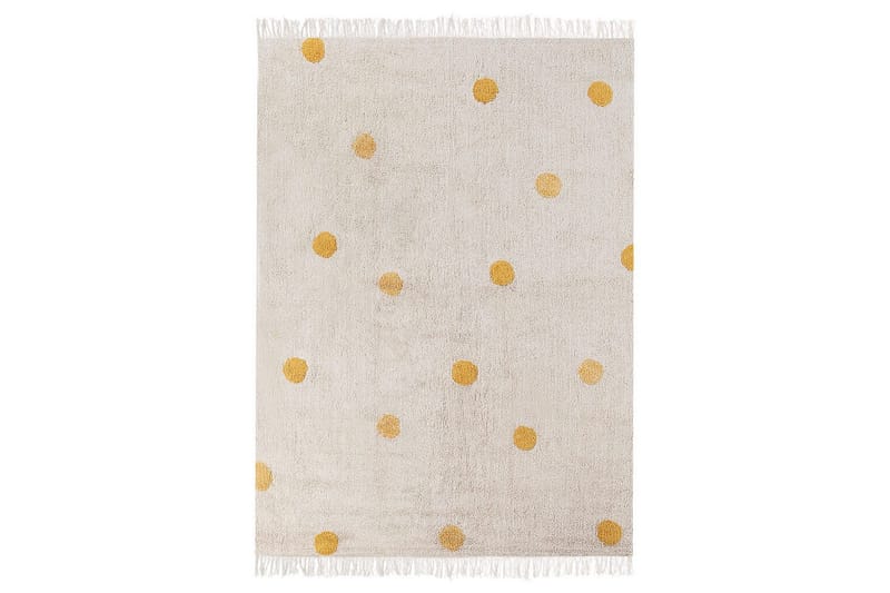 Matta Dardere - Beige, gul - Textil & mattor - Matta - Modern matta - Bomullsmatta