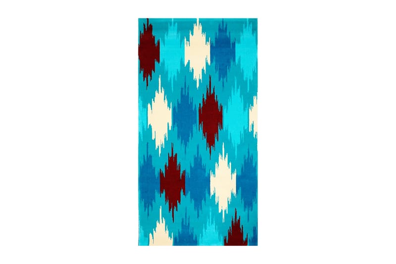 Matta Diamond Blå/Creme 200x290 - Friezematta - Wiltonmatta