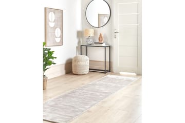 Matta Gesi II - Ljusgrå, 80x300 cm - Textil & mattor - Matta - Modern matta - Gångmatta