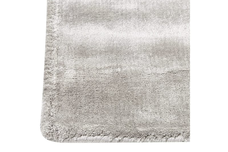 Matta Gesi II - Ljusgrå, 80x300 cm - Textil & mattor - Matta - Modern matta - Viskosmatta & konstsilkesmatta