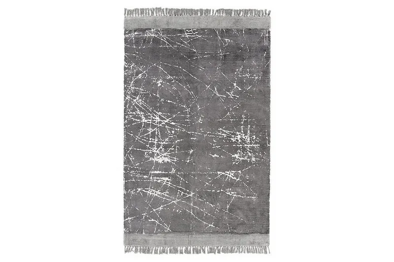 Matta Hanli, Grå, vit, 140x200 cm