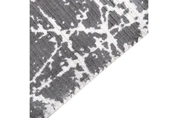 Matta Hanli - Grå, vit, 140x200 cm - Textil & mattor - Matta - Modern matta - Viskosmatta & konstsilkesmatta