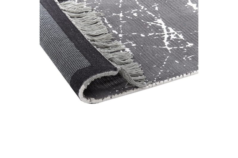 Matta Hanli - Grå, vit, 160x230 cm - Textil & mattor - Matta - Modern matta - Viskosmatta & konstsilkesmatta