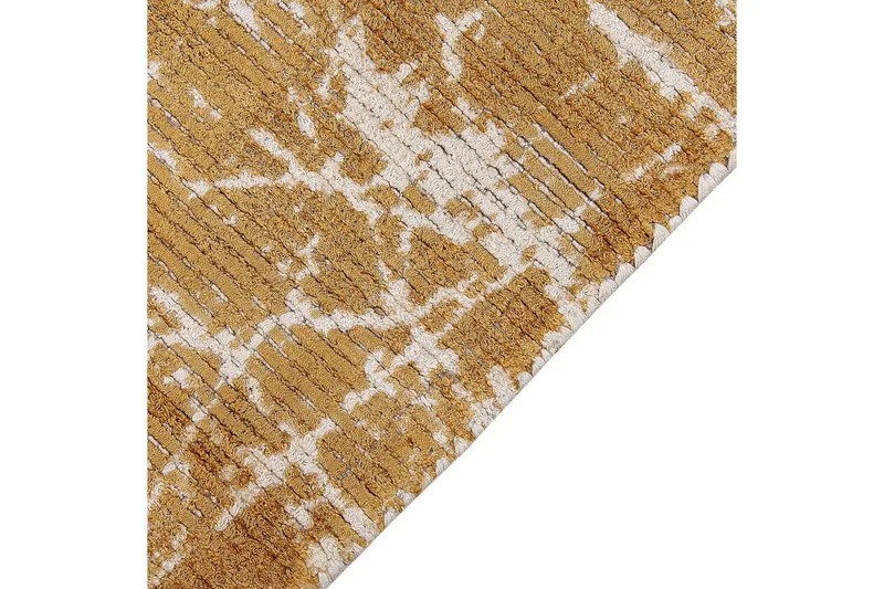 Matta Hanli - Orange, Vit, 160x230 cm - Textil & mattor - Matta - Modern matta - Viskosmatta & konstsilkesmatta