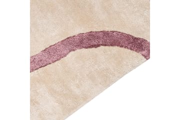 Matta Kappar - Beige, Rosa - Textil & mattor - Matta - Modern matta - Viskosmatta & konstsilkesmatta
