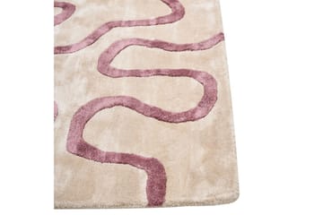 Matta Kappar - Beige, Rosa - Textil & mattor - Matta - Modern matta - Viskosmatta & konstsilkesmatta