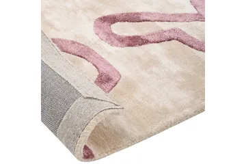 Matta Kappar - Beige, Rosa - Textil & mattor - Matta - Modern matta - Viskosmatta & konstsilkesmatta
