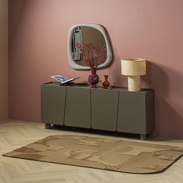 Matta Livo 160x160 cm - Brun - Textil & mattor - Matta - Modern matta - Ullmatta