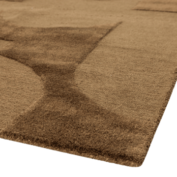 Matta Livo 160x160 cm - Brun - Textil & mattor - Matta - Modern matta - Ullmatta