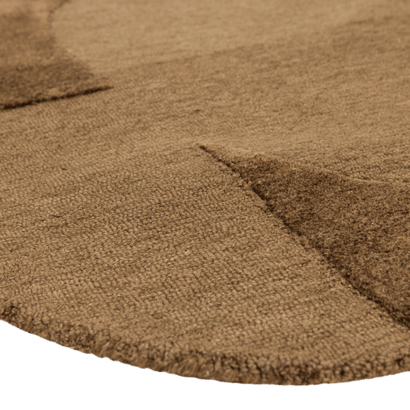 Matta Livo 160x160 cm - Brun - Textil & mattor - Matta - Modern matta - Ullmatta