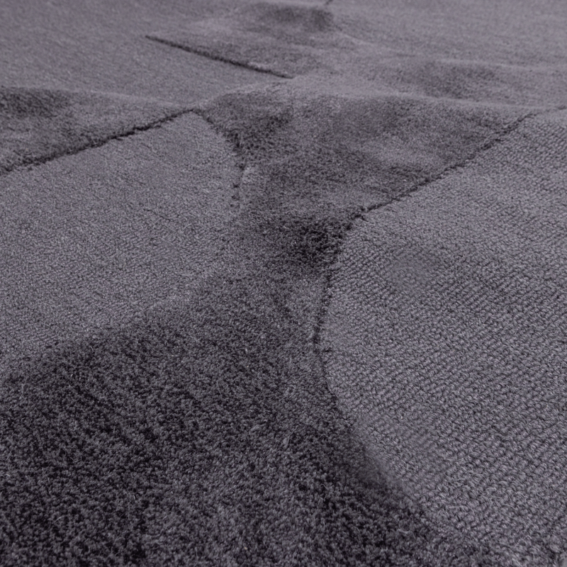 Matta Livo 160x160 cm - Grå - Textil & mattor - Matta - Modern matta - Ullmatta