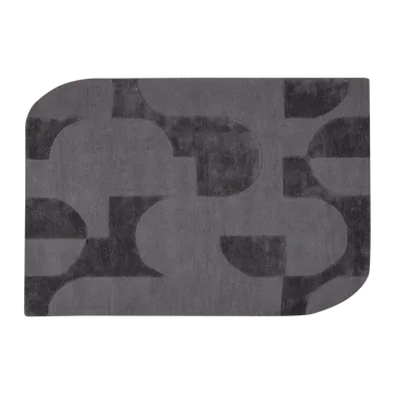 Matta Livo 160x160 cm - Grå - Textil & mattor - Matta - Modern matta - Ullmatta