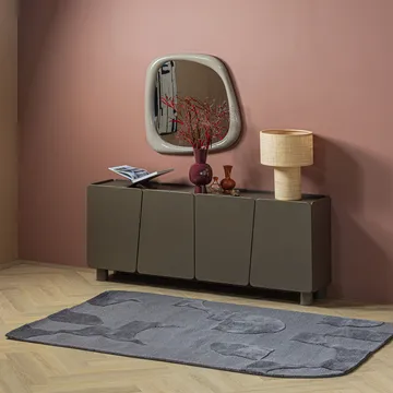 Matta Livo 160x160 cm - Grå - Textil & mattor - Matta - Modern matta - Ullmatta