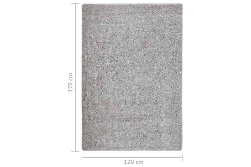 Matta ljusgrå 120x170 cm halkfri - Grå - Ryamatta