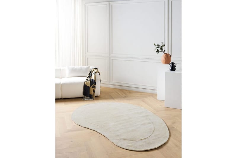 Matta Masso - Beige - Textil & mattor - Matta - Modern matta - Viskosmatta & konstsilkesmatta